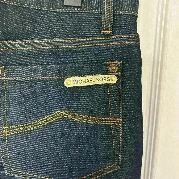 Michael Kors Women's Jeans size 2. Bootcut Dark denim wash. Excellent, like new. - Picture 3 of 10